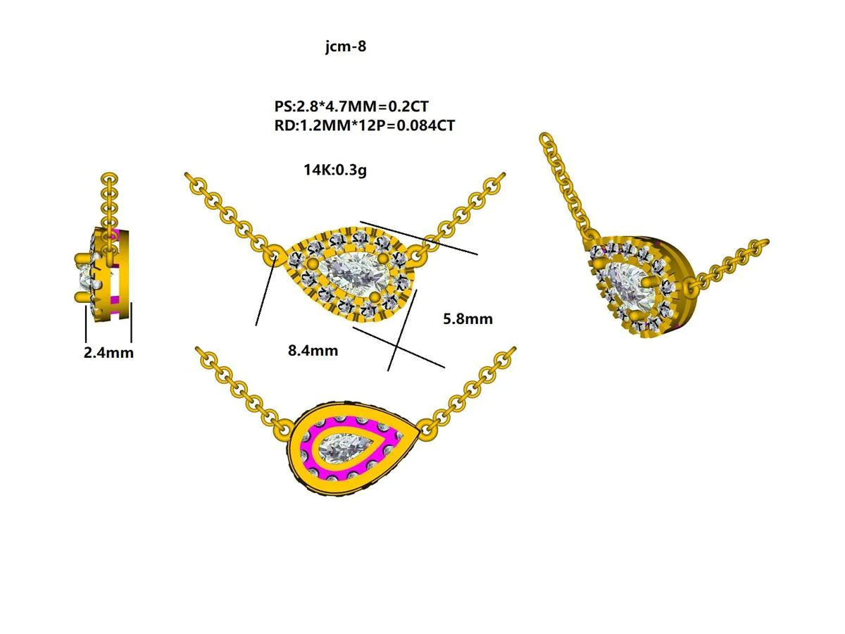 16676N Necklace With Diamond