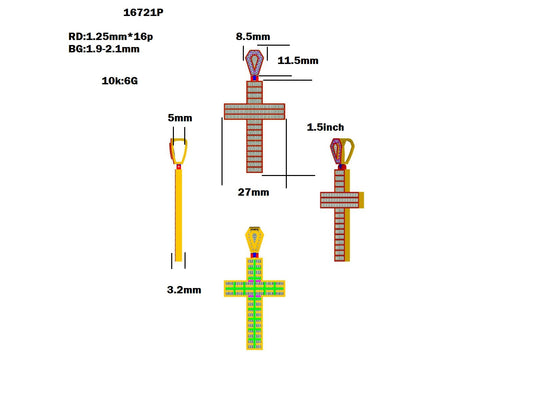 16721P Pendant With Diamond