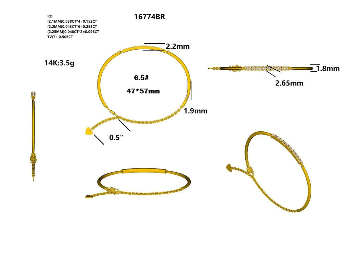 16774BR Bracelet With Diamond