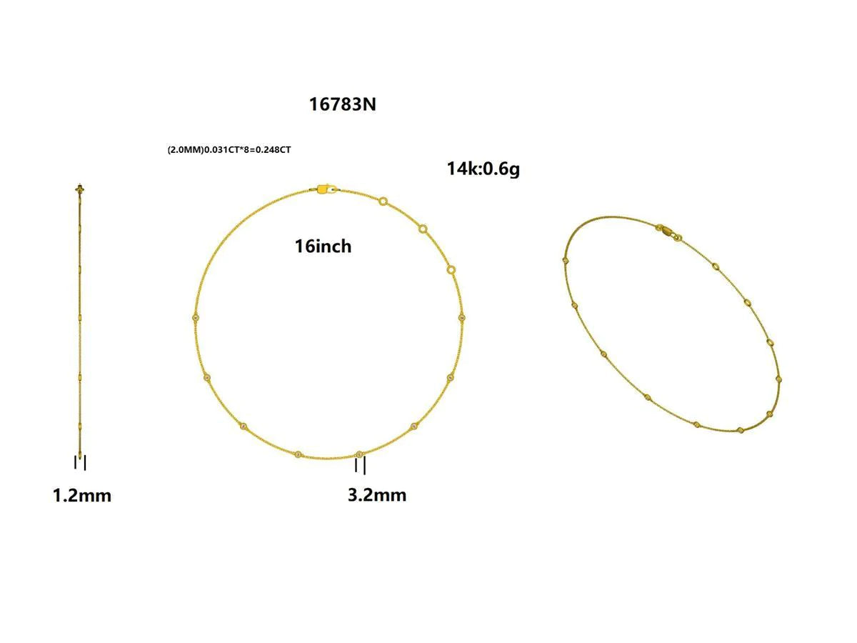 16783N Necklace With Diamond