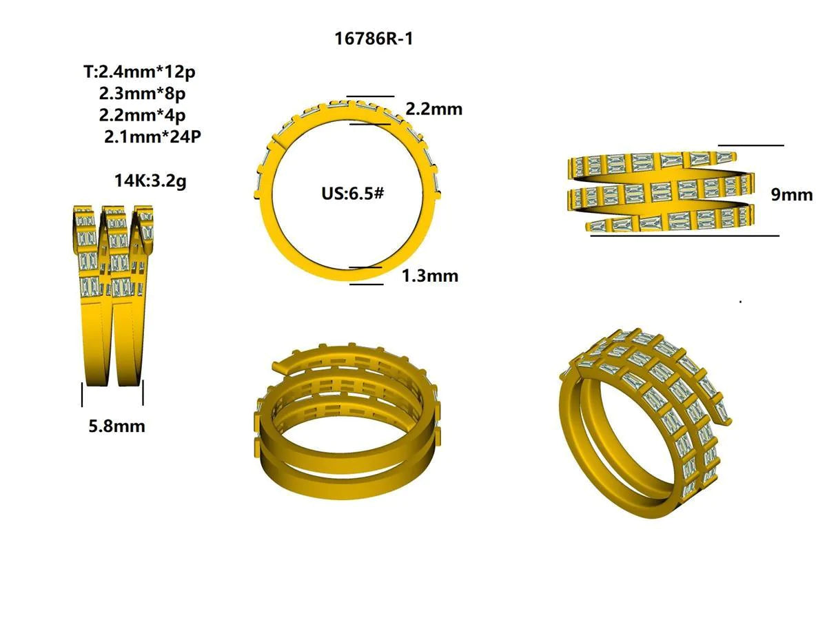 16786R Ring With Diamond