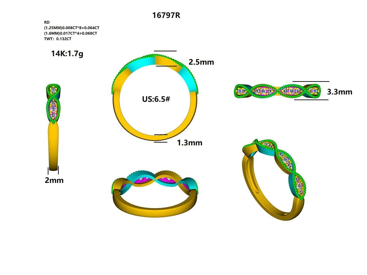 16797R Ring With Diamond