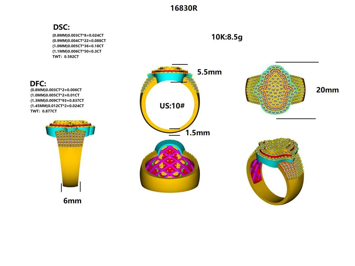 16830R Ring With Diamond