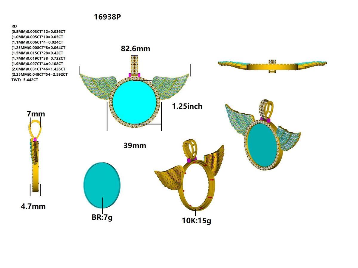 16938P Pendant With Diamond