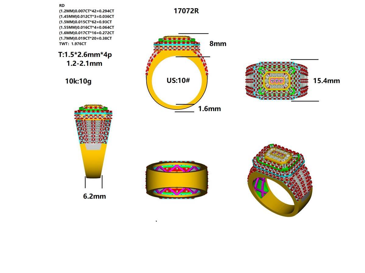 17072R Ring With Diamond