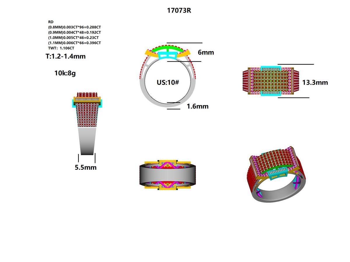 17073R Ring With Diamond