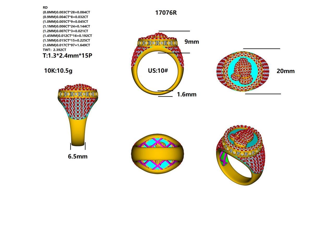 17076R Ring With Diamond