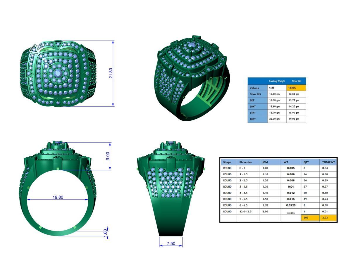 17101R Ring With Diamond