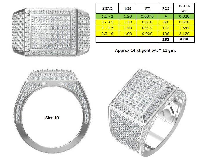 17112R Ring With Diamond