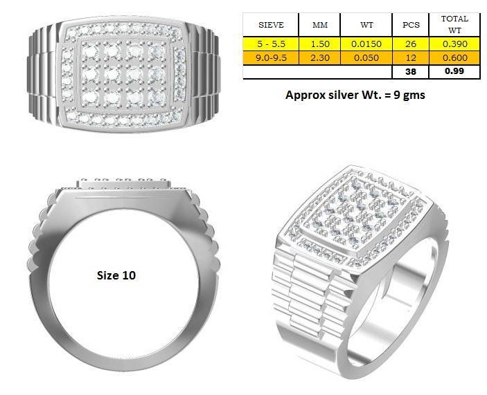 17115R Ring With Diamond