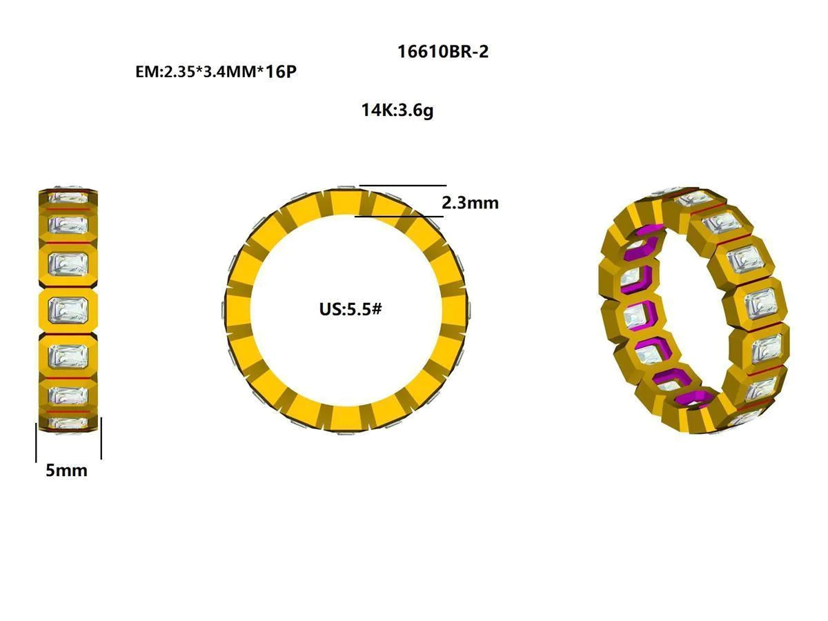 17138R Ring With Diamond