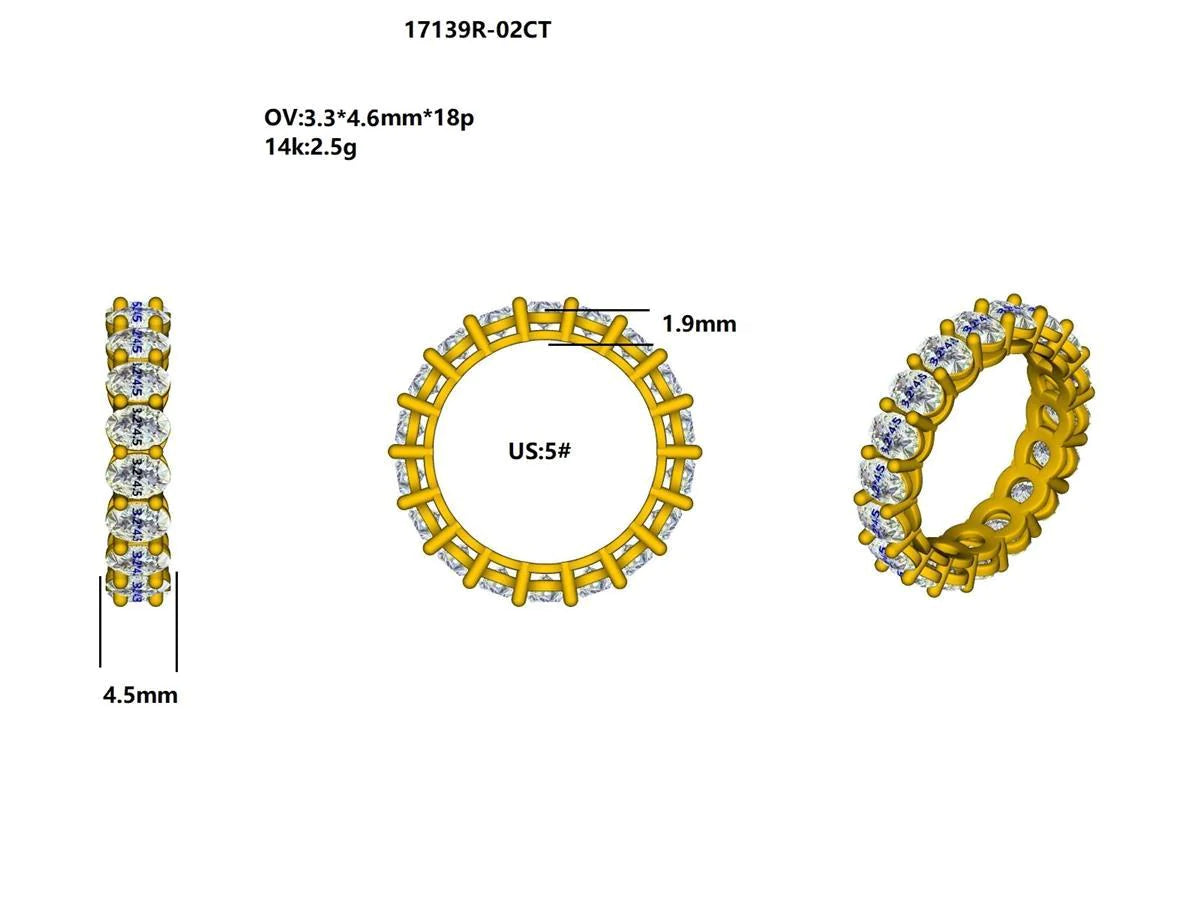 17139R-0.2CT Ring With Diamond