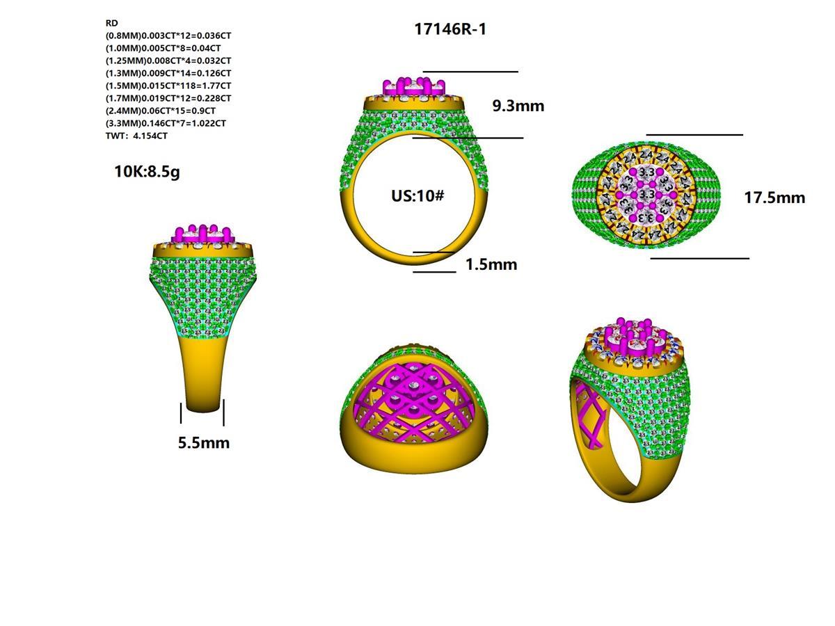 17146R Ring With Diamond