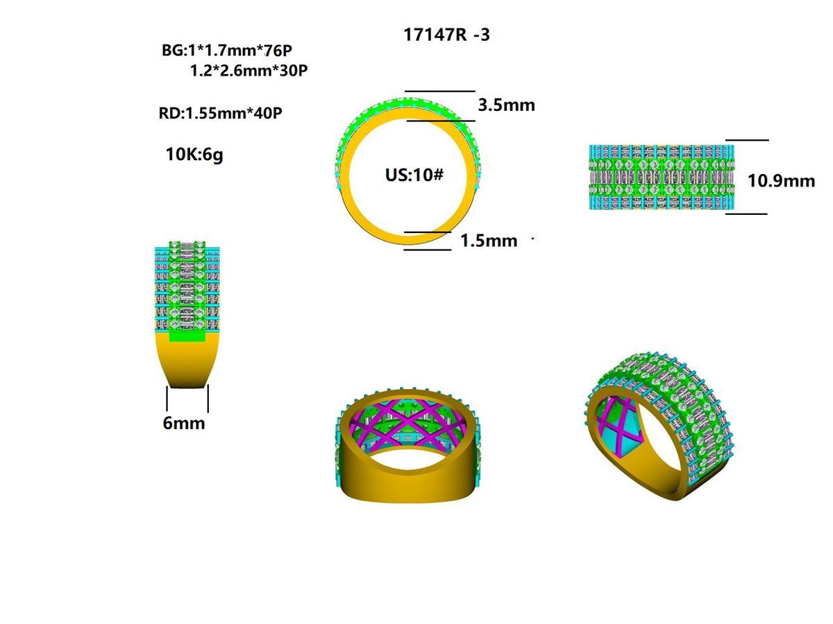 17147R Ring With Diamond