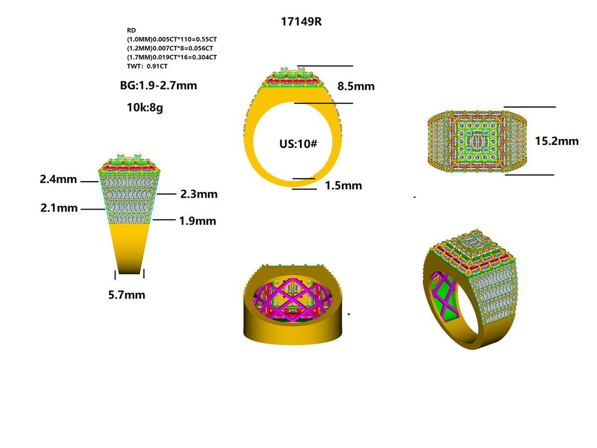 17149R Ring With Diamond