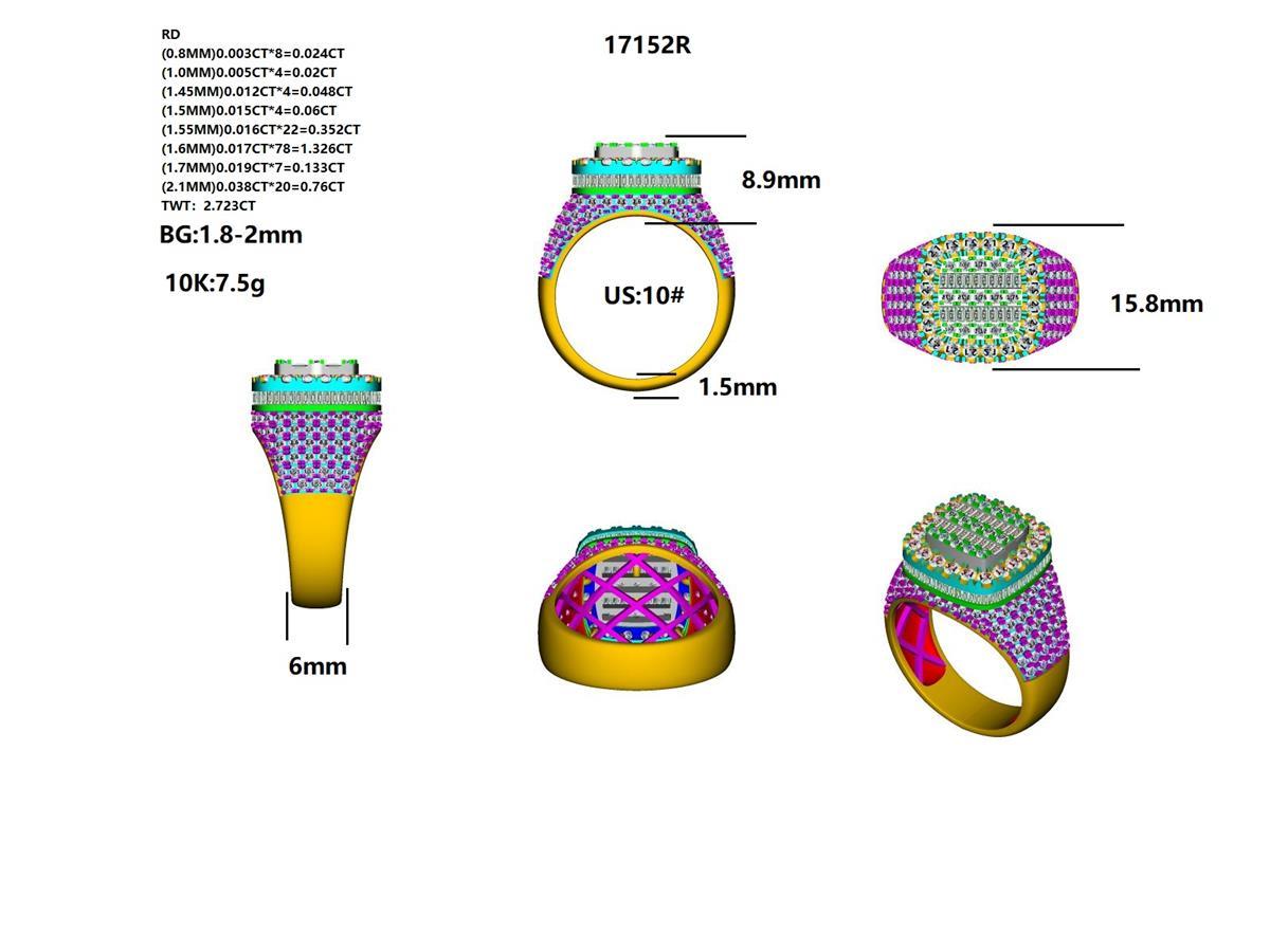 17152R Ring With Diamond