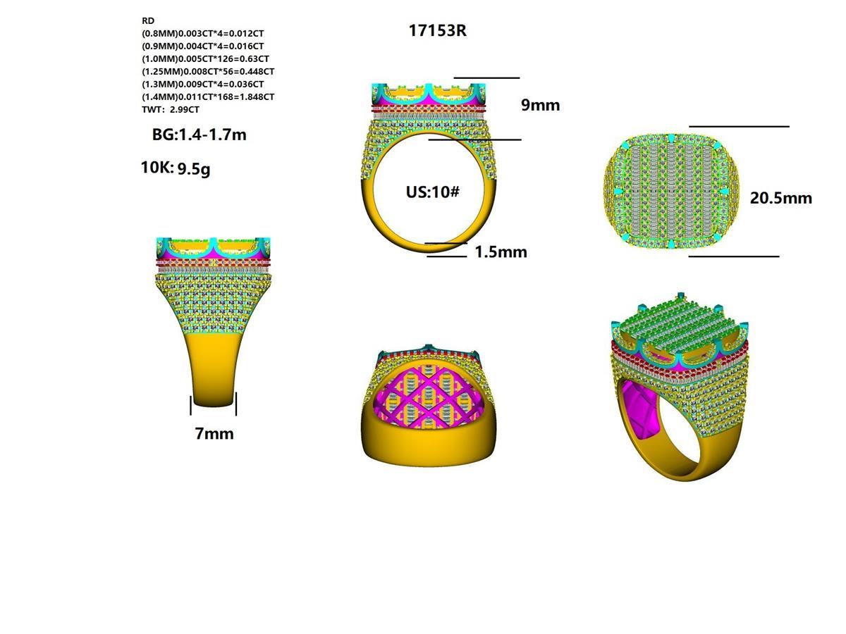 17153R Ring With Diamond