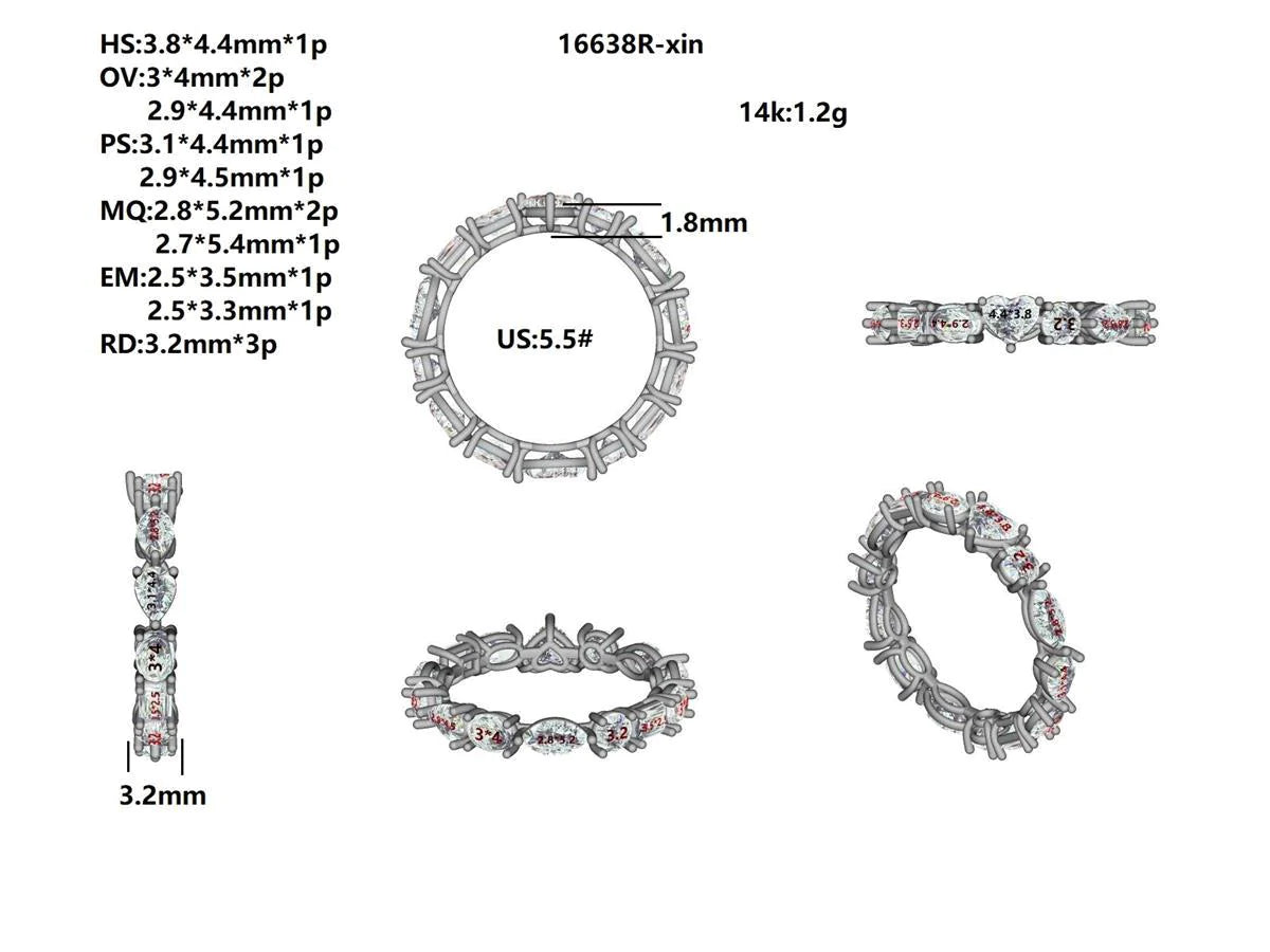 17210R Ring With Diamond