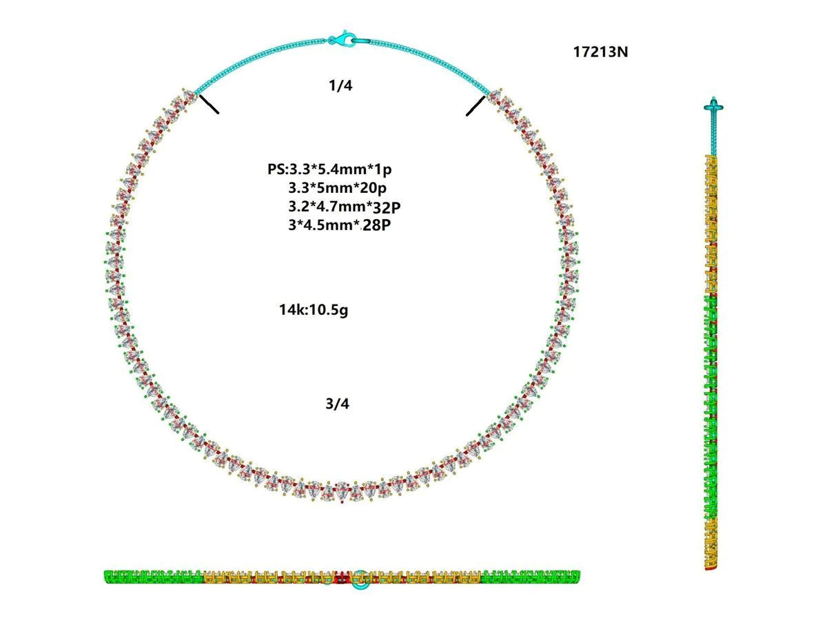 17213N Necklace With Diamond