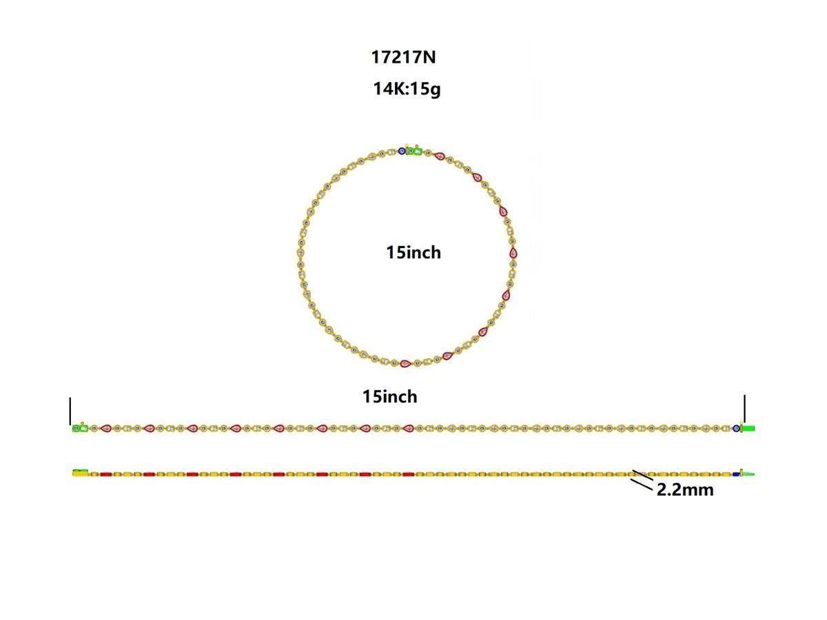 17217N Necklace with Diamond