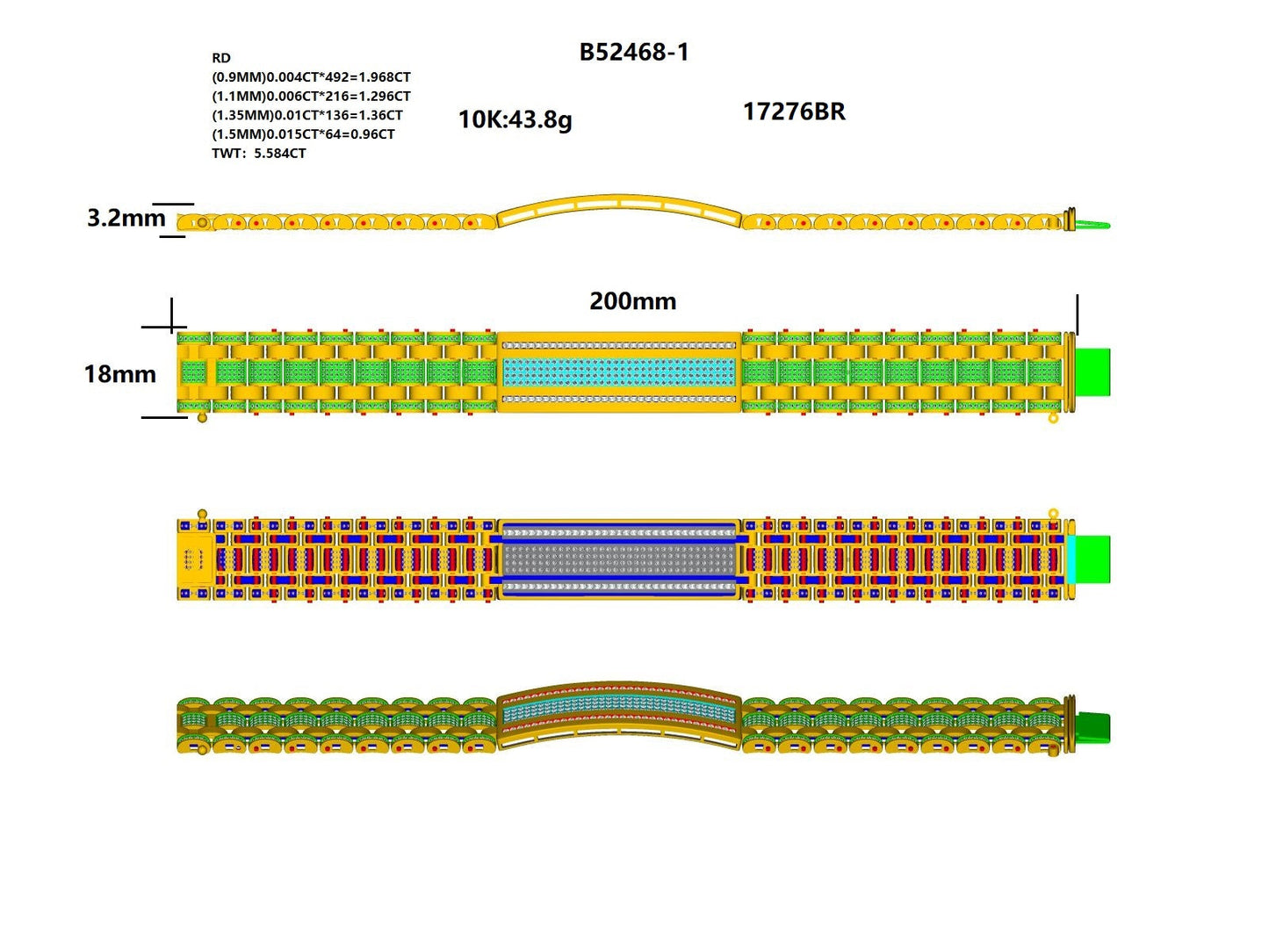 17276BR bracelet-with-diamond