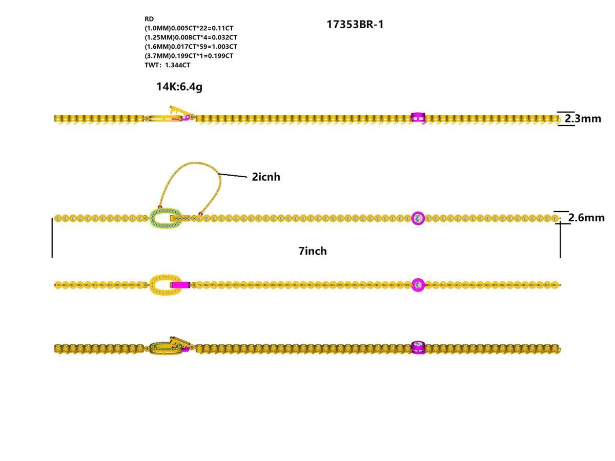 17353BR bracelet-with-diamond