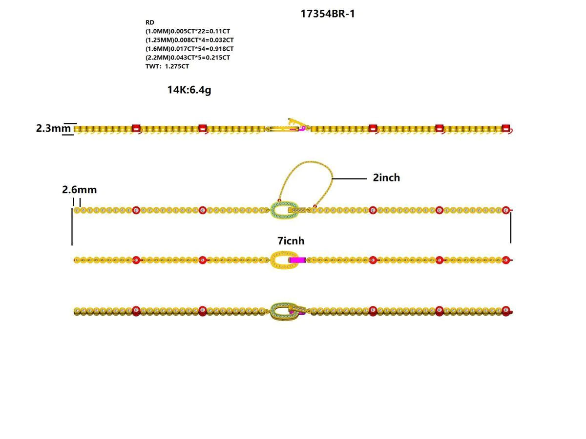 17354BR bracelet-with-diamond