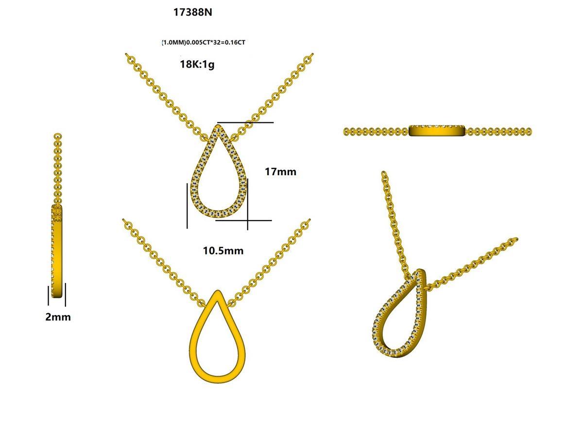 17388N Necklace With Diamond