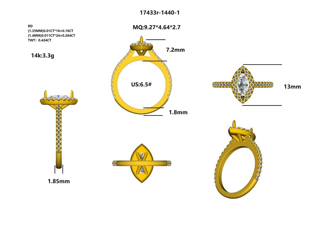 17433R Ring With Diamond