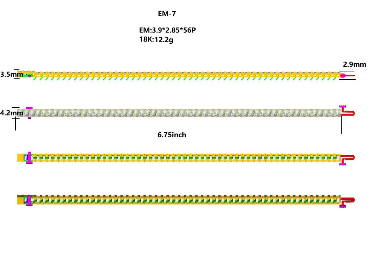 17447BR Semi Mount Bracelet