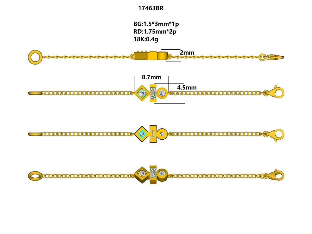 17463BR Bracelet With Diamond
