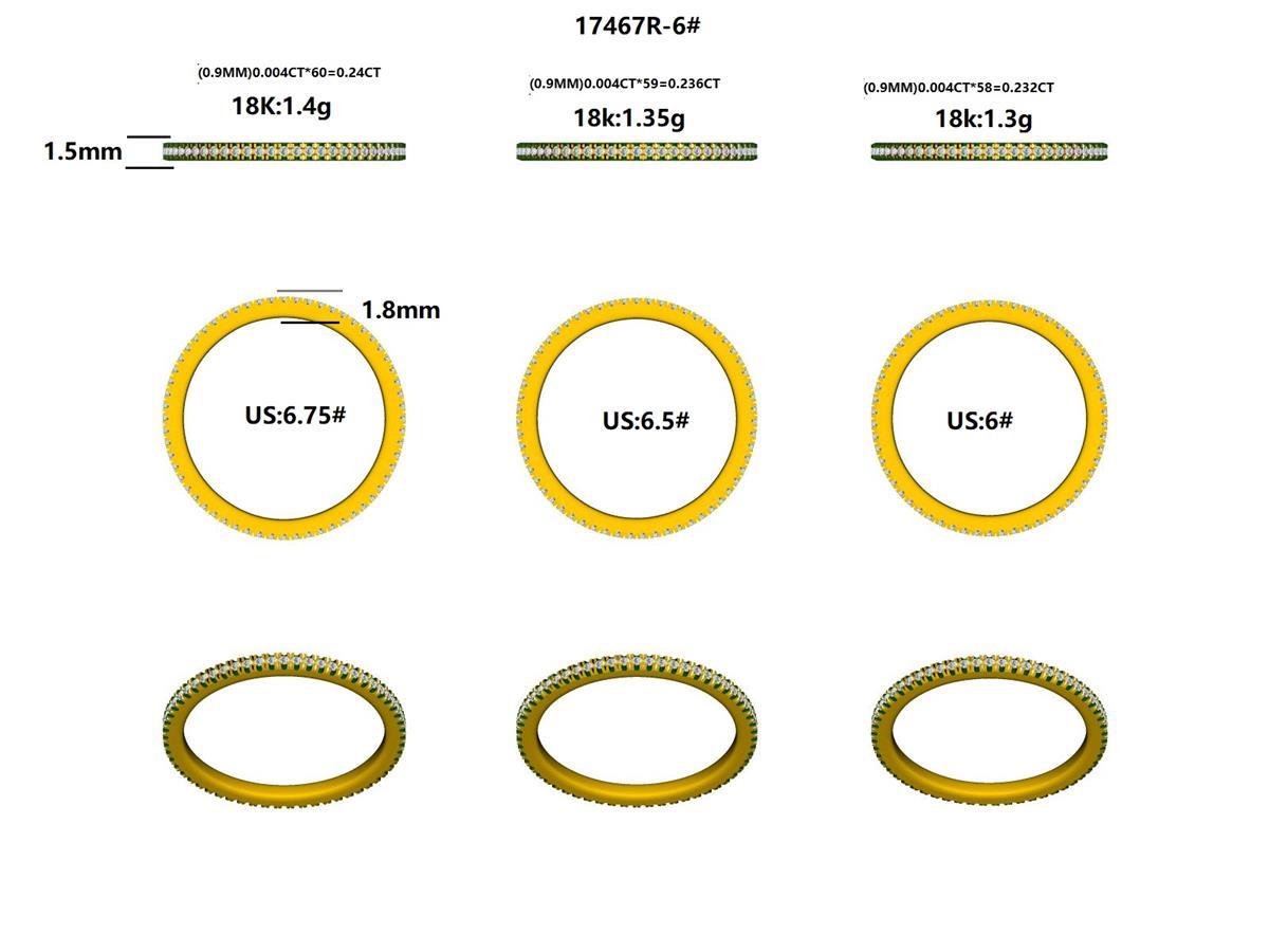17467R Ring With Diamond