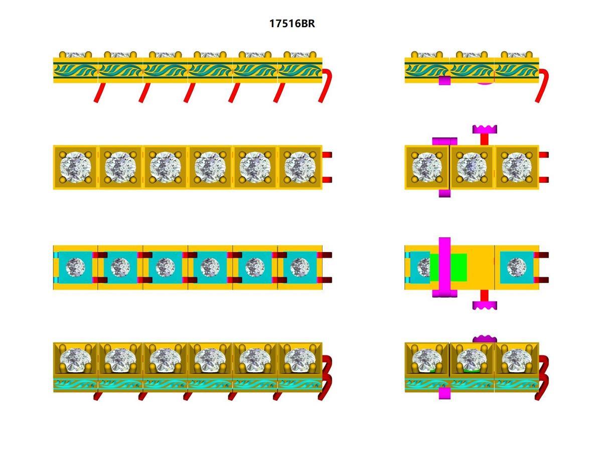 17516BR Semi Mount Bracelet