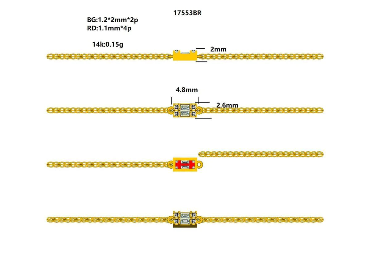 17553BR Bracelet With Diamond