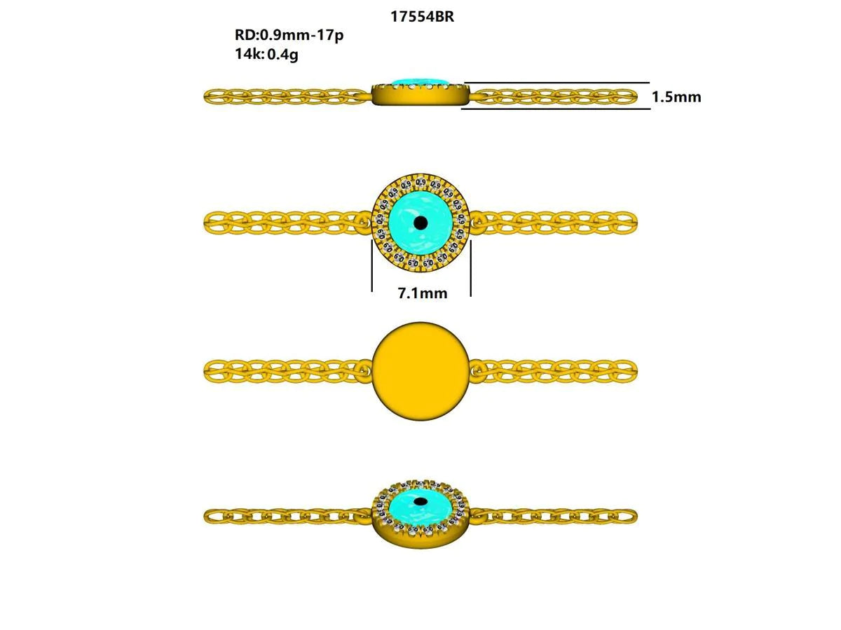 17554BR Bracelet With Diamond