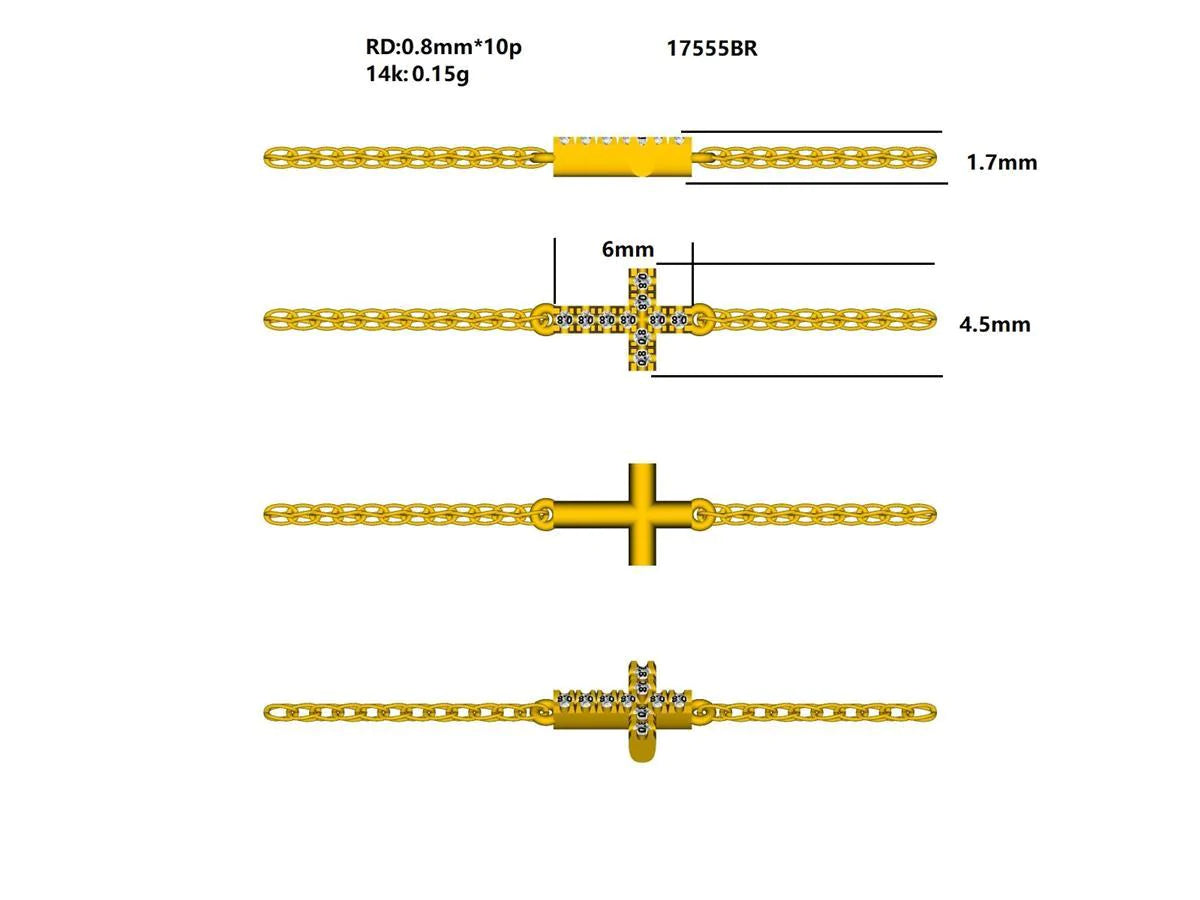 17555BR Bracelet With Diamond