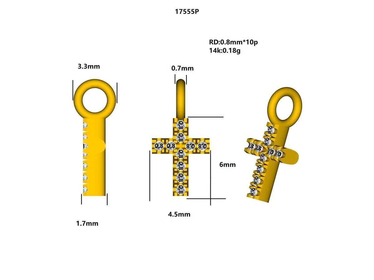 17555P Pendant with diamond