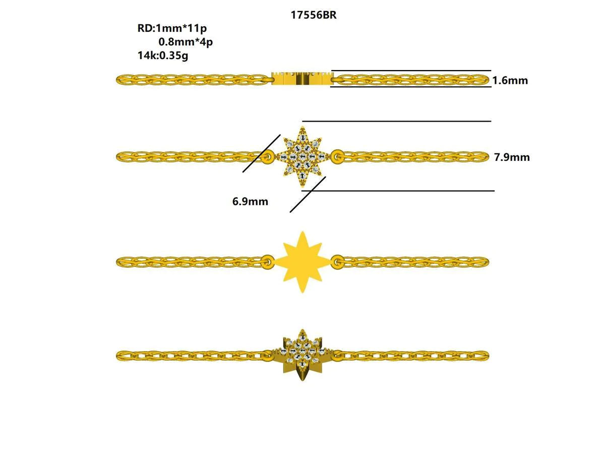 17556BR Bracelet With Diamond