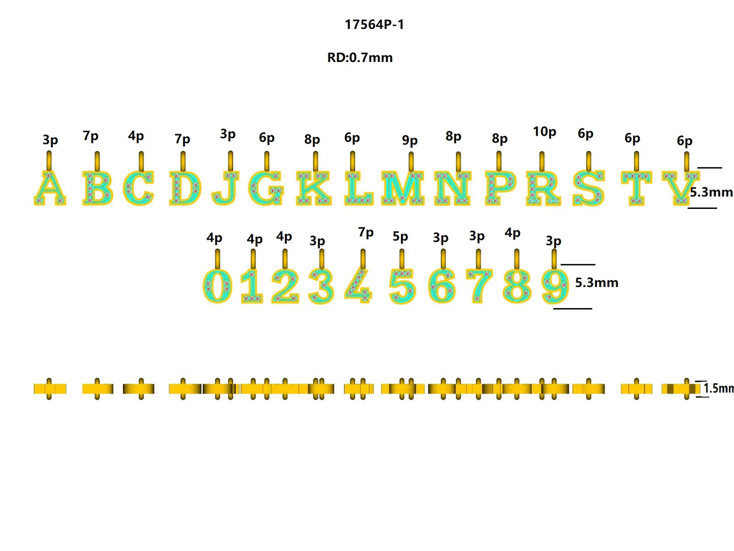 17564P Pendant With Diamond