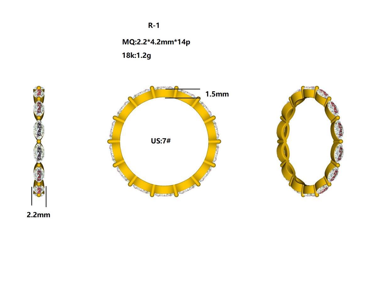 17573R Ring With Diamond