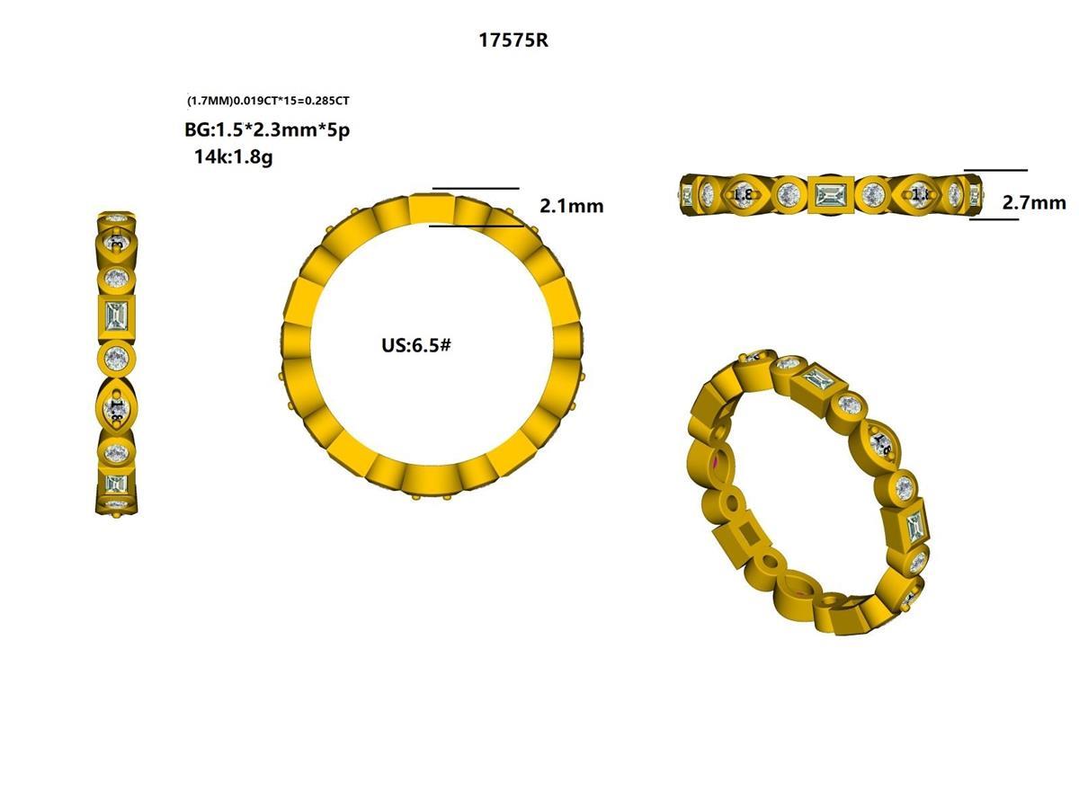 17575R Ring With Diamond