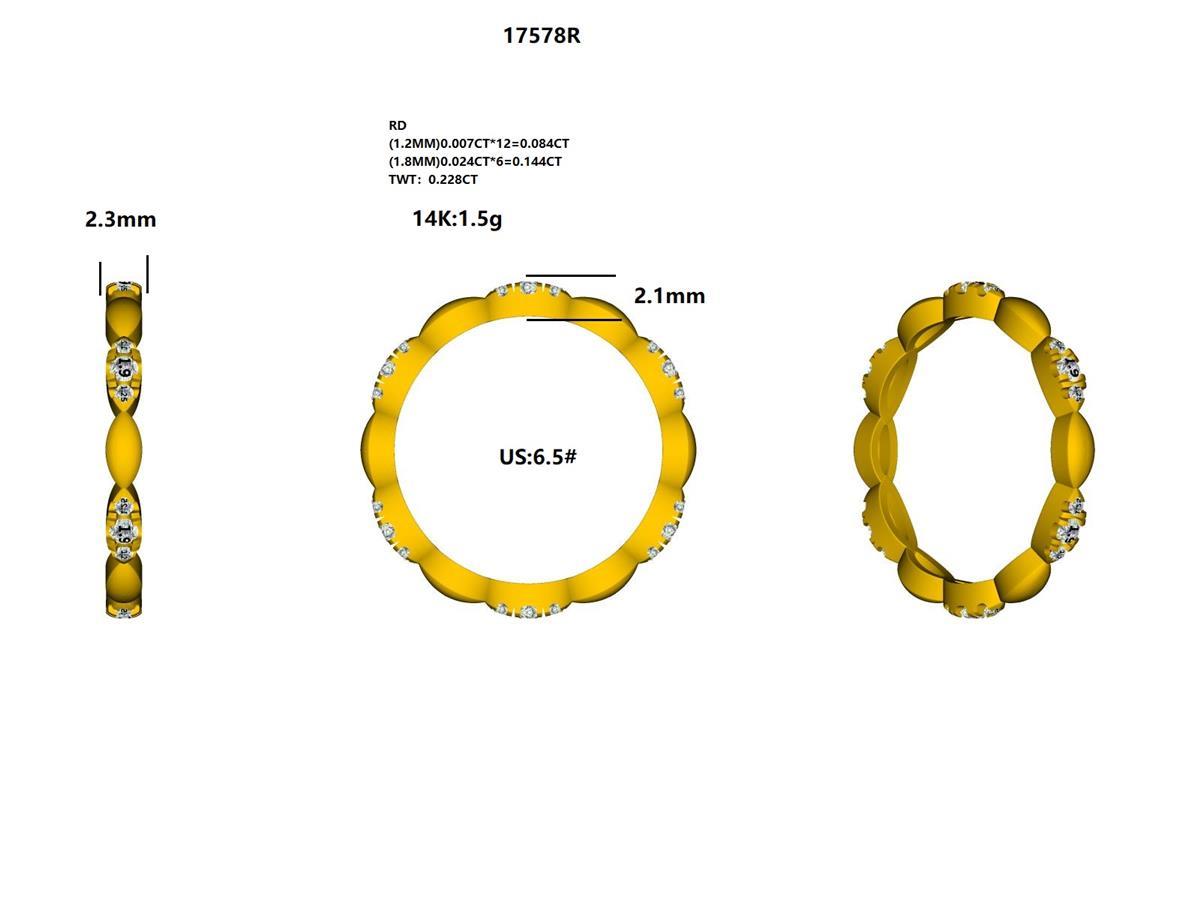 17578R Ring With Diamond