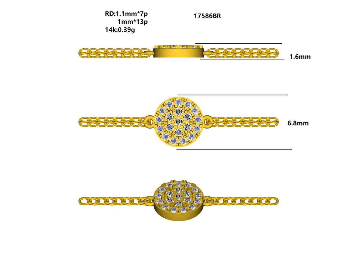17586BR Bracelet With Diamond
