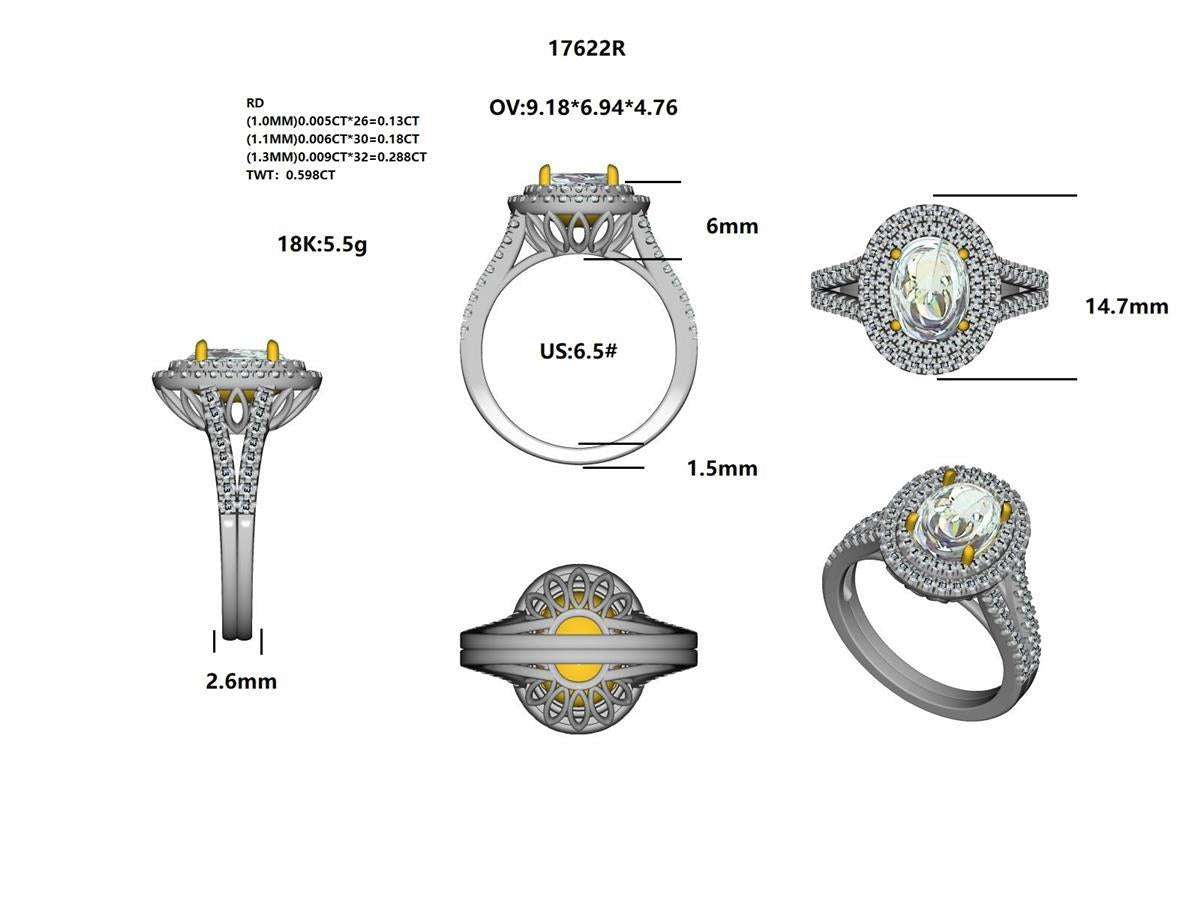 17622R Ring With Diamond