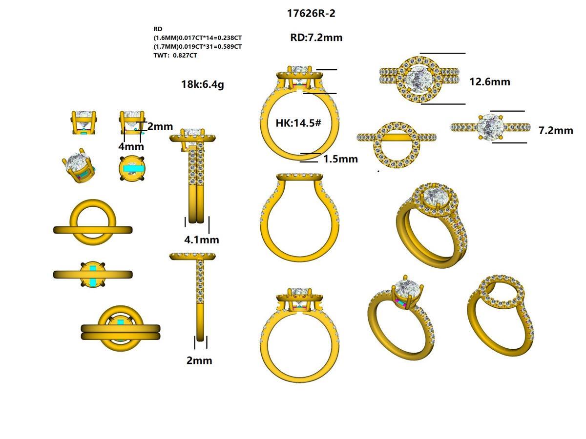 17626R Ring With Diamond