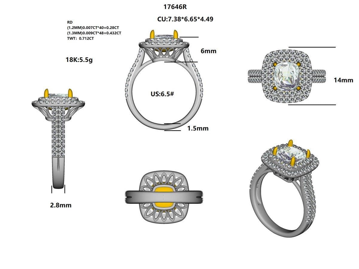 17646R Ring With Diamond