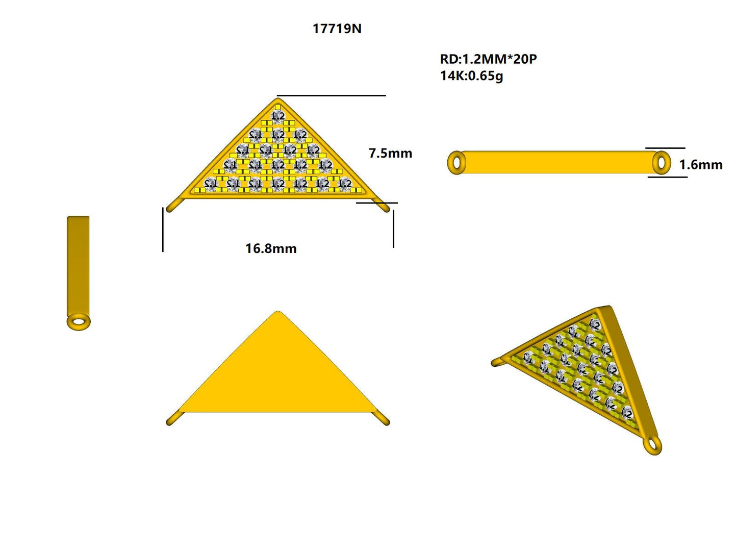 17719N Necklace With Diamond