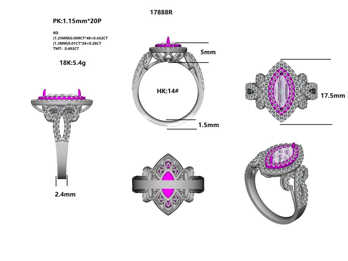 17888R Ring With Diamond