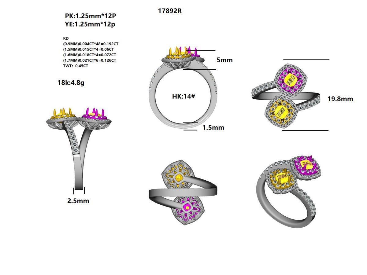 17892R Ring With Diamond