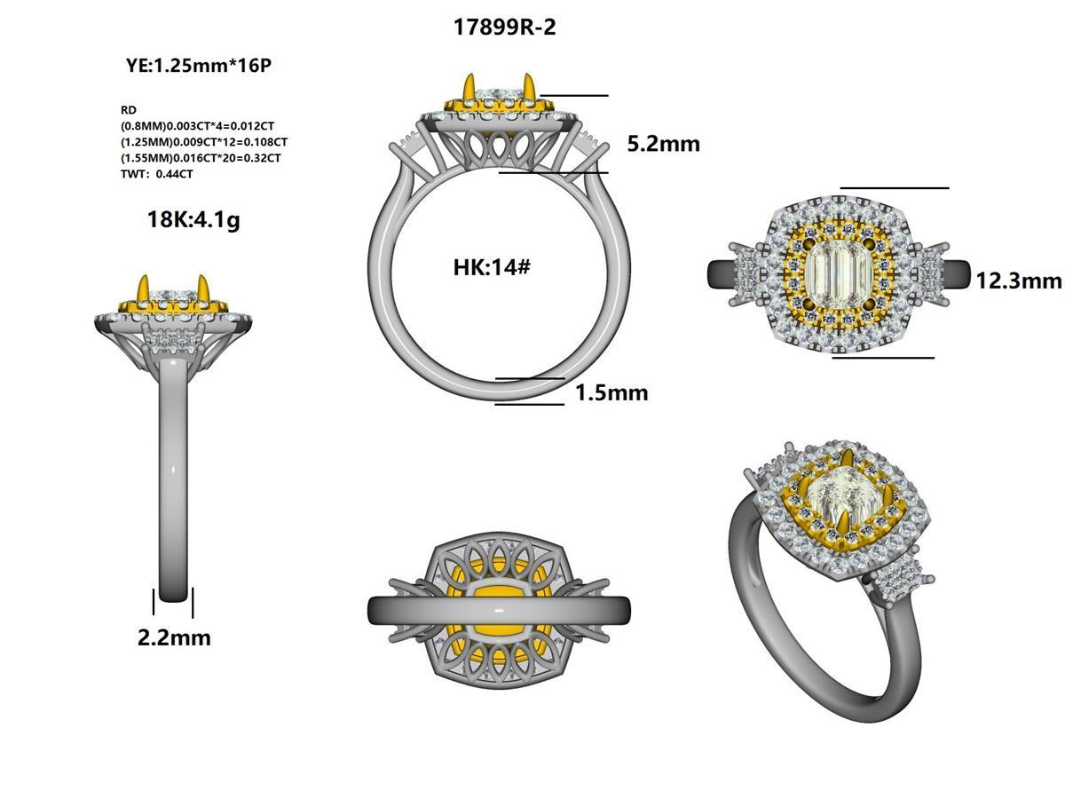17899R Ring With Diamond